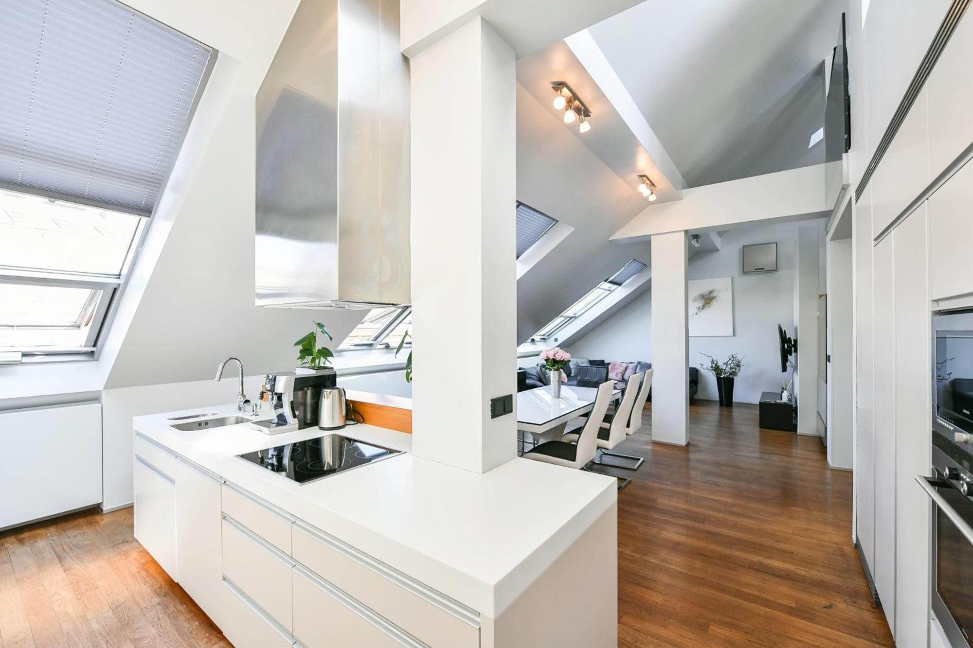Luxury Central Duplex With Terrace Praga Exterior foto