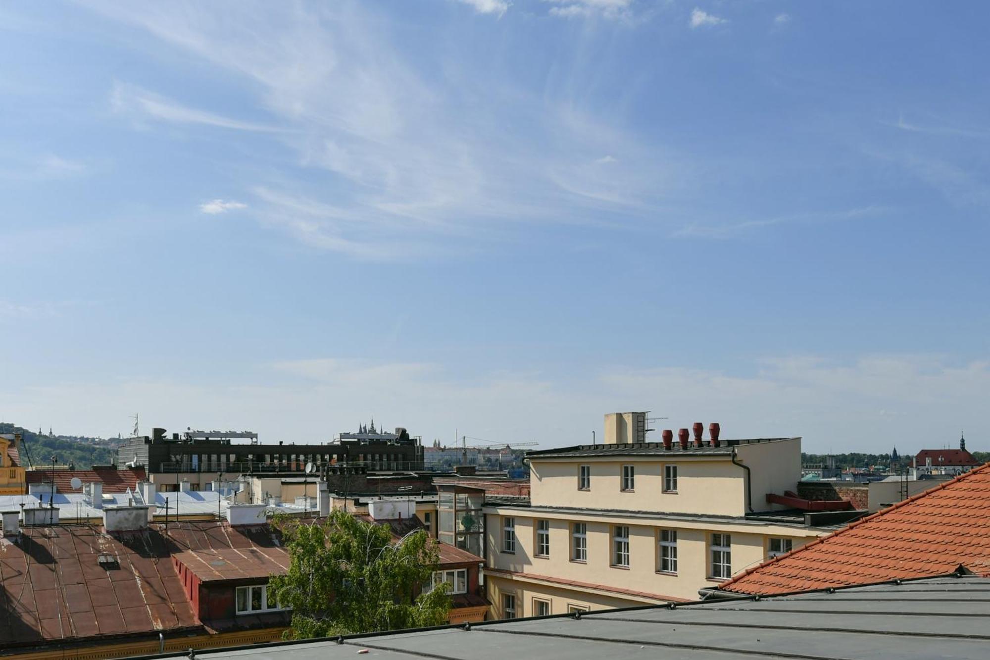 Luxury Central Duplex With Terrace Praga Exterior foto